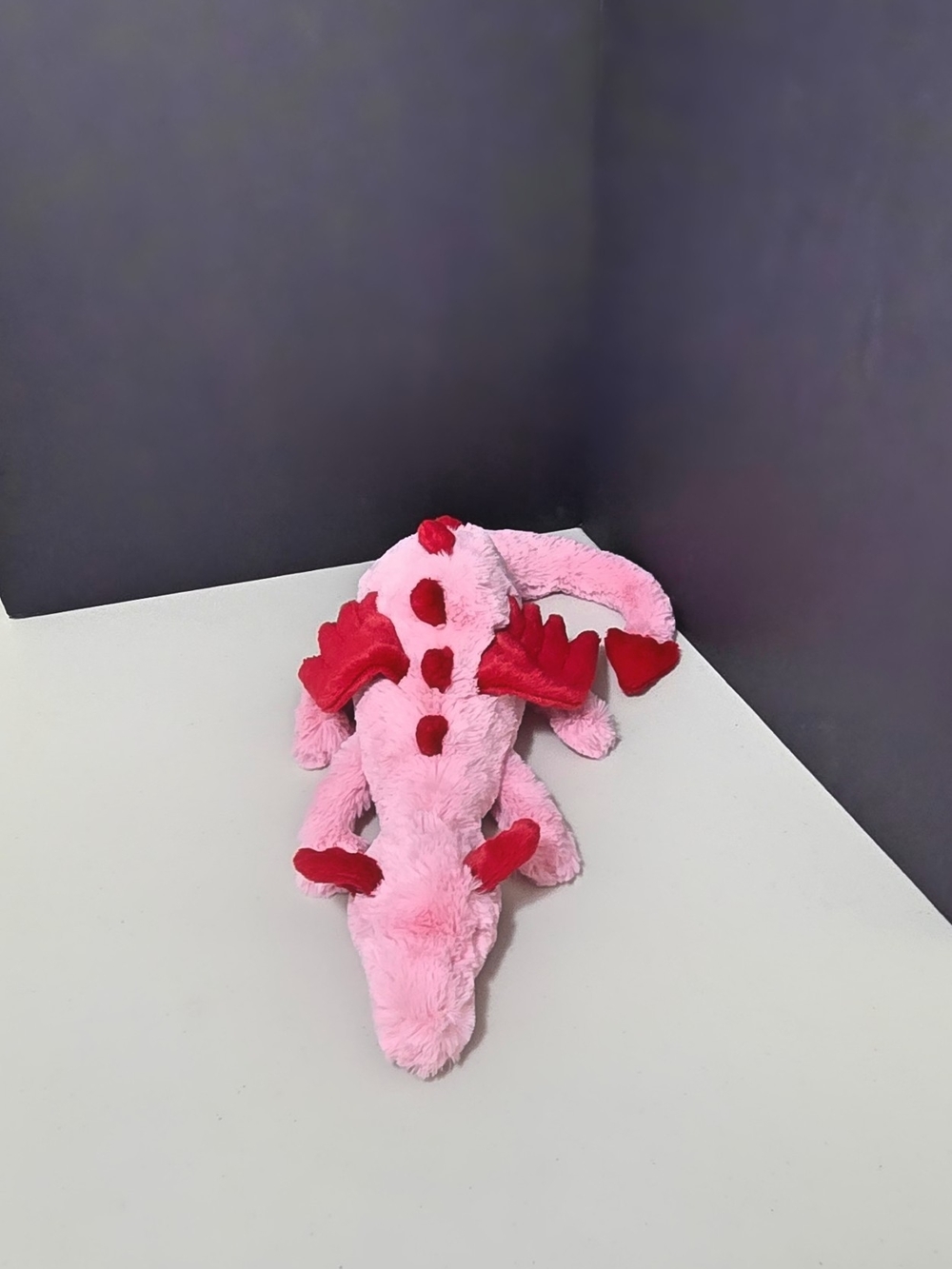 Authentic Large Heart Jellycat Dragon